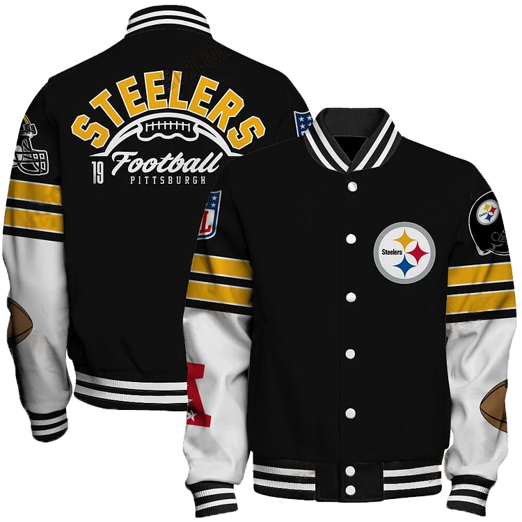 Pittsburgh Steelers National Football League 2024 Feel The Power Unisex Varsity Jacket DDT HLPHUONG