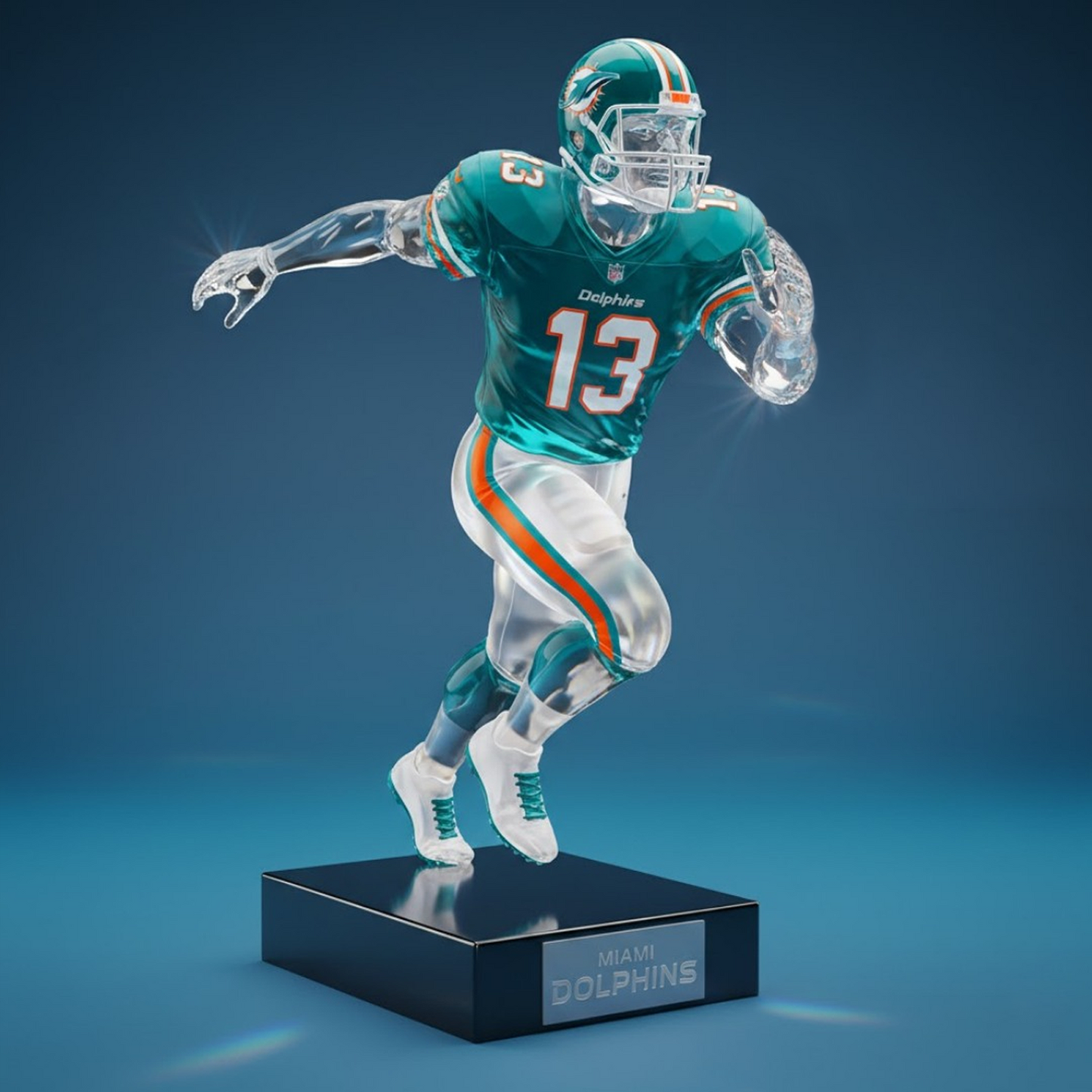 Premium MIA x NFL Crystal Style Desktop Ornament DatND DVT