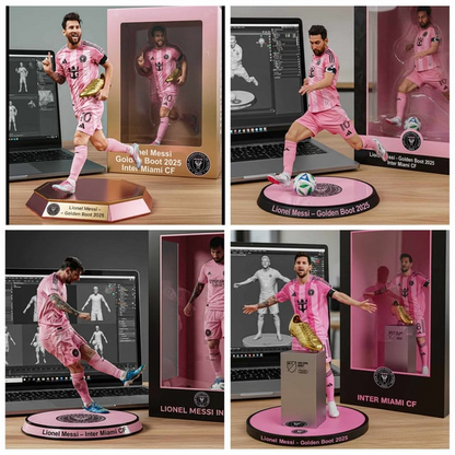 Premium MLS LNM Golden Boot 2025 Winner Acrylic Plaque V4 NMD TTV