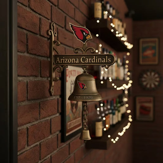 Premium NFL ARI Retro Wall-Mounted Metal Doorbell V1 NMD NHM