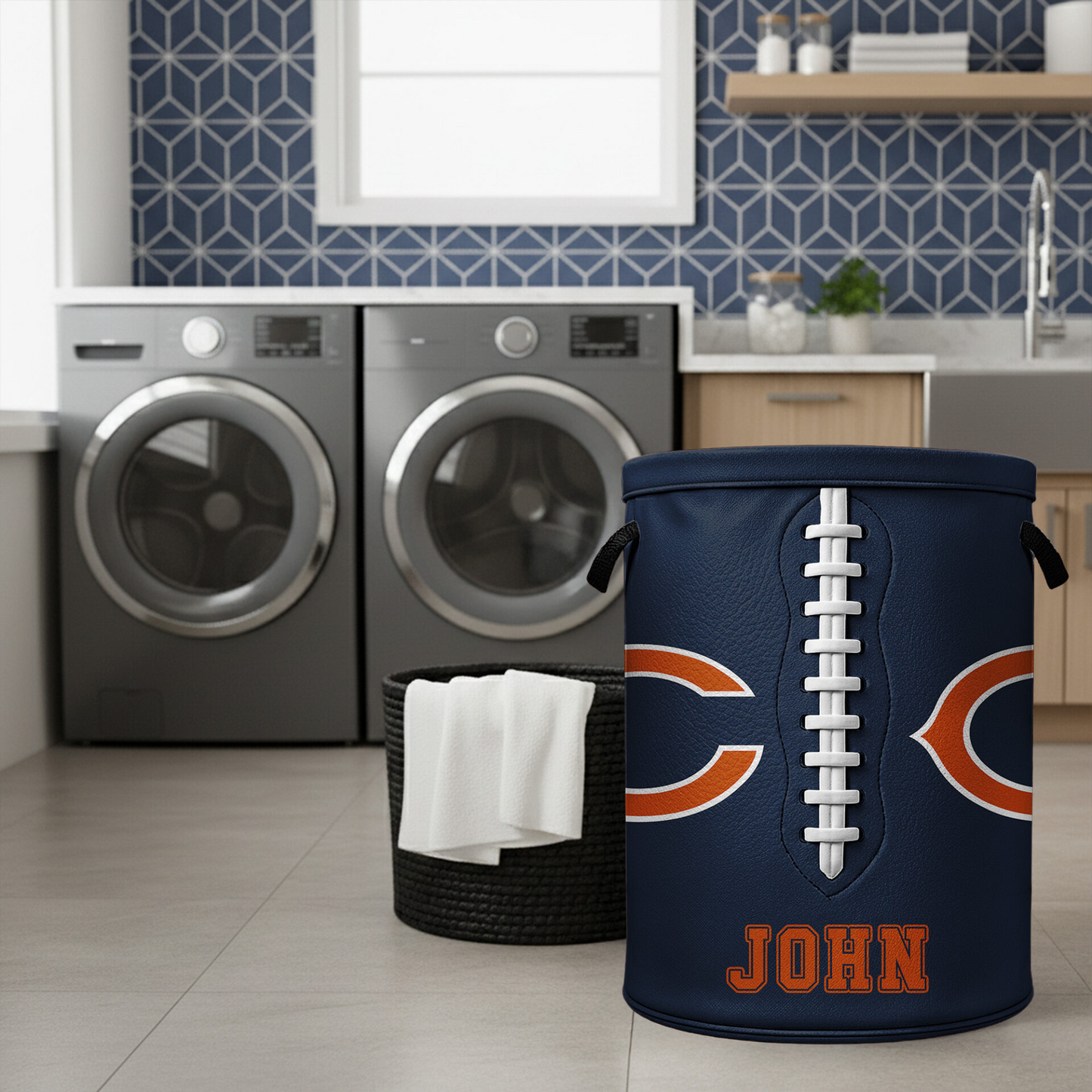 Premium NFL CHI Clothes Hamper HI V1 NMD TTV
