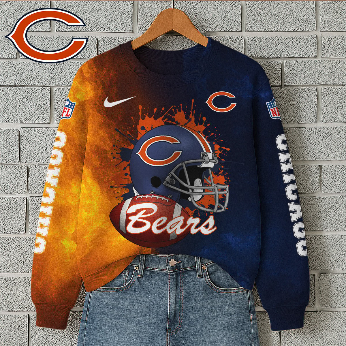 Premium NFL CHI Printed Sweatshirt V1 NMD TTV