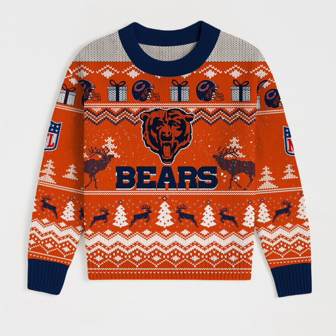 Premium NFL CHIHoliday Sweatshirt & Shorts Set V1 NMD TTV