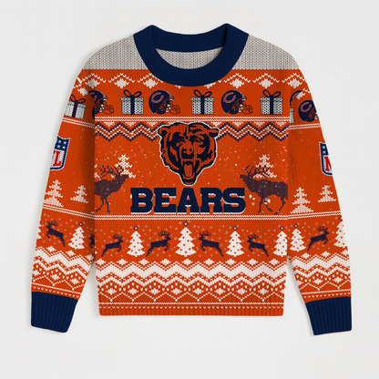 Premium NFL CHIHoliday Sweatshirt & Shorts Set V1 NMD TTV