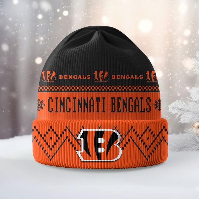Premium NFL CIN Beanie Hat V1 NMD TTV