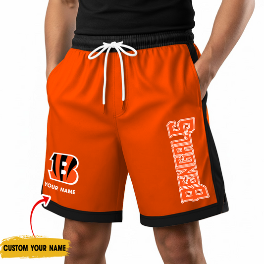 Premium NFL CIN Color-Block Training Shorts Pants V1 NMD TTV