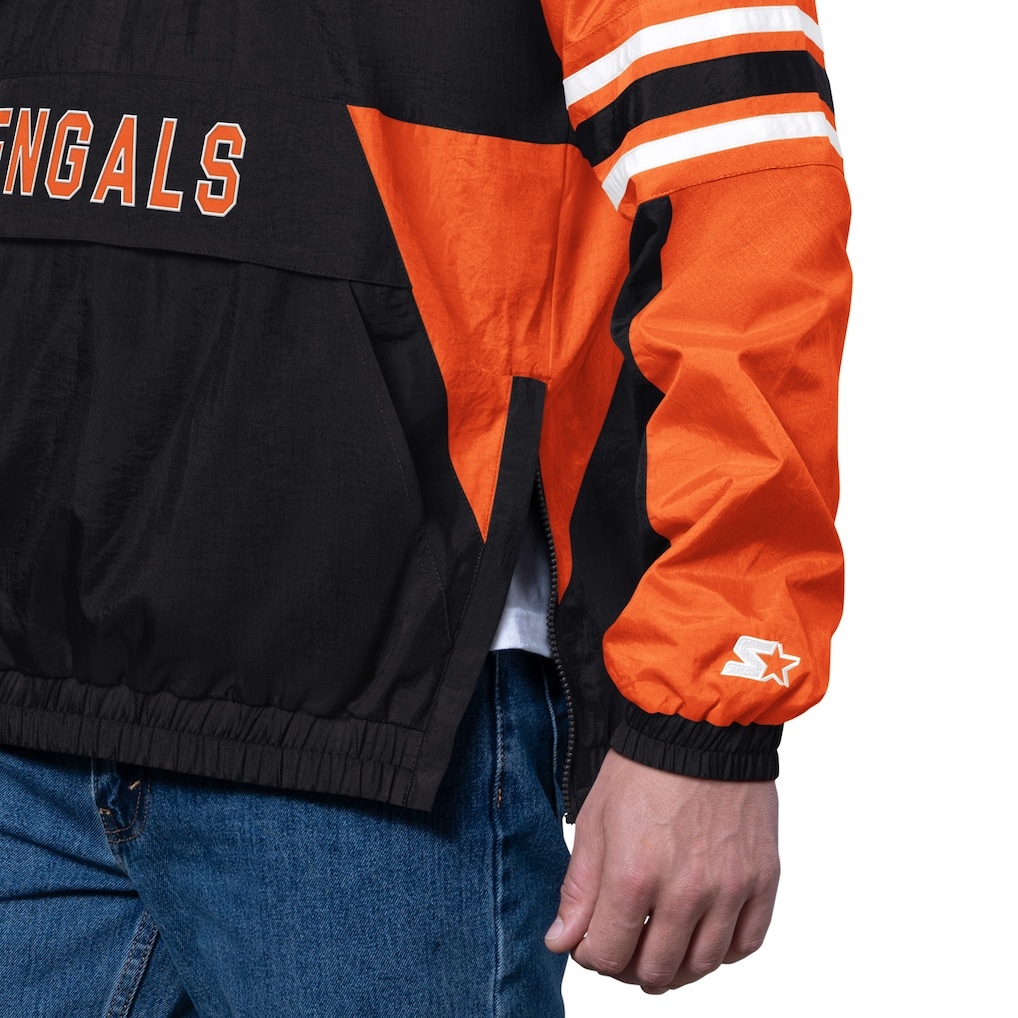 Premium NFL CIN Legacy Quarter-Zip Jacket V1 NMD TTV