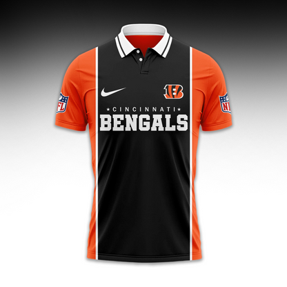 Premium NFL CIN No One Likes Us Polo Shirt V1 NMD TTV