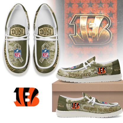 Premium NFL CIN Salute to Service Loafer V2 NMD TTV