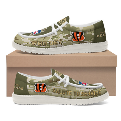 Premium NFL CIN Salute to Service Loafer V2 NMD TTV