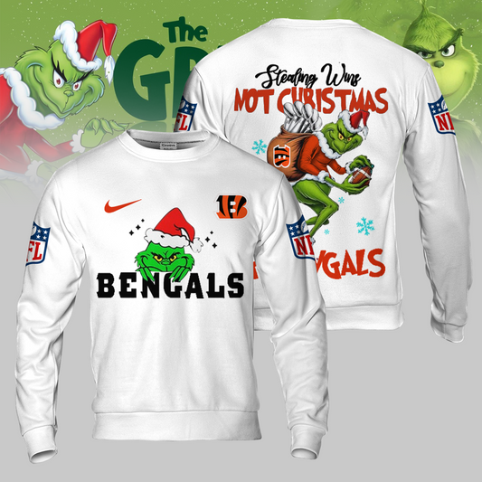Premium NFL CIN x The Grinch Shirt V3 NMD TTV