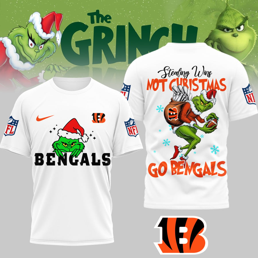 Premium NFL CIN x The Grinch Shirt V3 NMD TTV