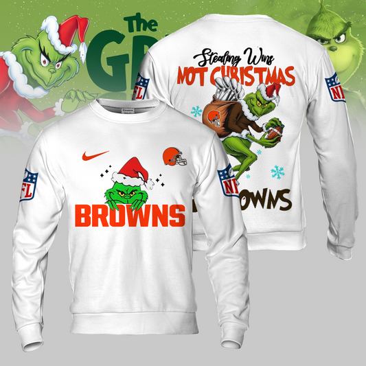 Premium NFL CLE x The Grinch Shirt V3 NMD TTV