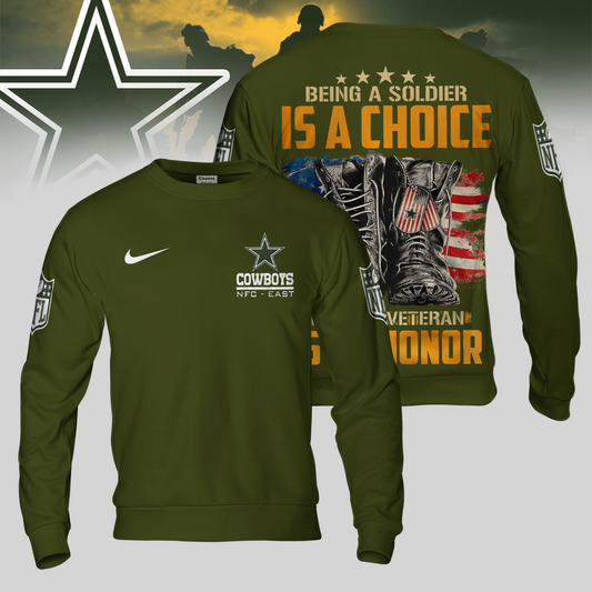 Premium NFL DAL Army Veteran Shirt V1 NMD 221025 TTV