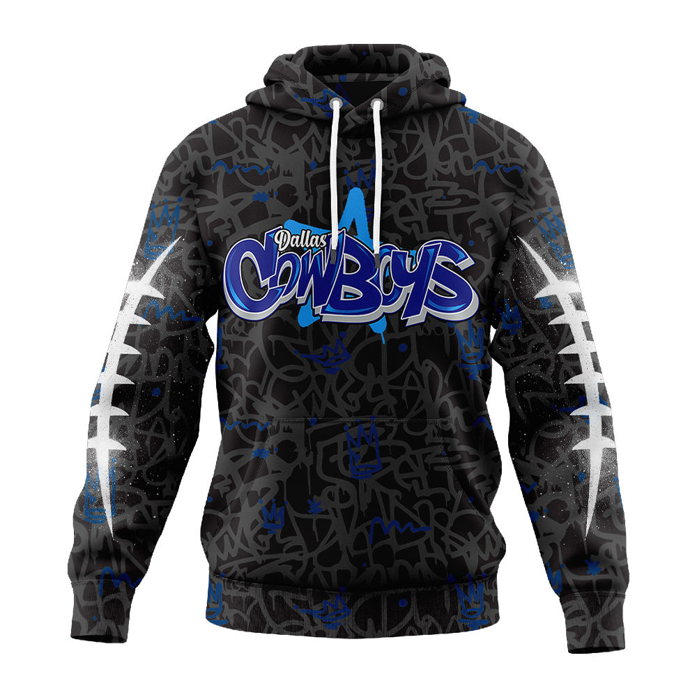 Premium NFL DAL Special Graffiti Hoodie V2 NMD  TTV