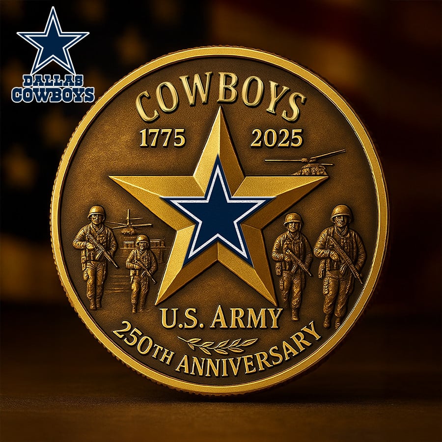 Premium NFL DAL U.S Army Anniversary Coin V1 NMD NHM