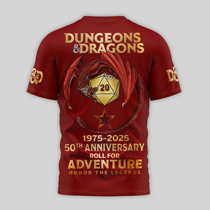 Premium NFL DAL x Dungeons And Dragons 50th Anniversary Shirt V15 NMD TTV