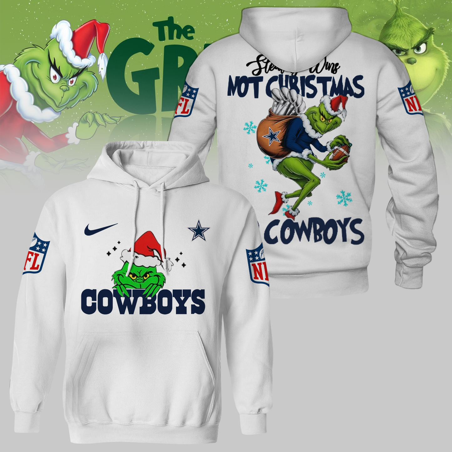 Premium NFL DAL x The Grinch Shirt V3 NMD TTV
