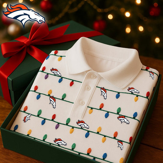 Premium NFL DEN Christmas Polo Shirt V2 NMD NHM