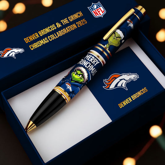 Premium NFL DEN x The Grinch Christmas Limited Edition Pen 2025 V1 NMD NHM