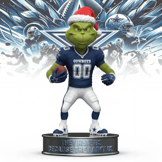 Premium NFL DLCB Christmas The Grinch Arcylic Plaque V1 NMD