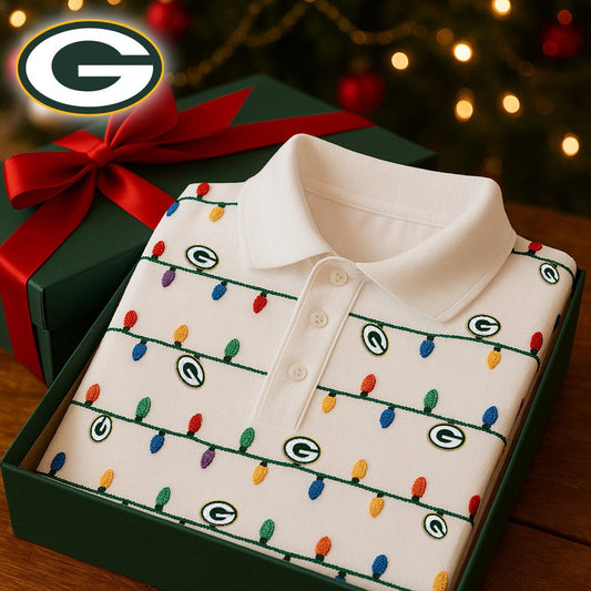 Premium NFL GB Christmas Polo Shirt V2 NMD NHM