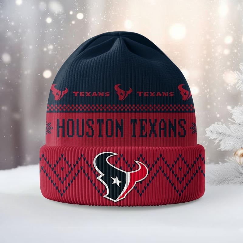 Premium NFL HOU Beanie Hat V1 NMD TTV