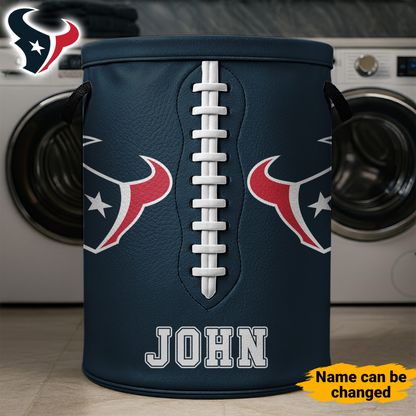 Premium NFL HOU Clothes Hamper HI V1 NMD TTV