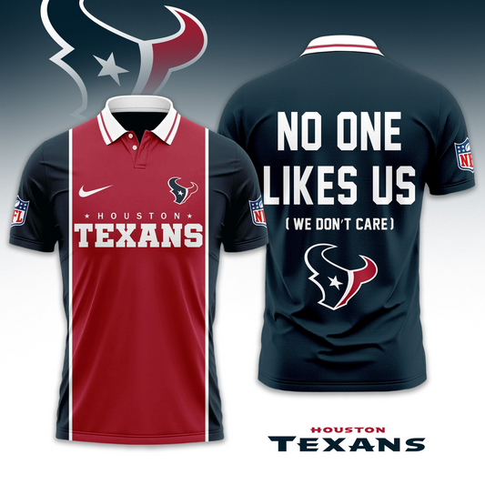 Premium NFL HOU No One Likes Us Polo Shirt V1 NMD 291025 TTV