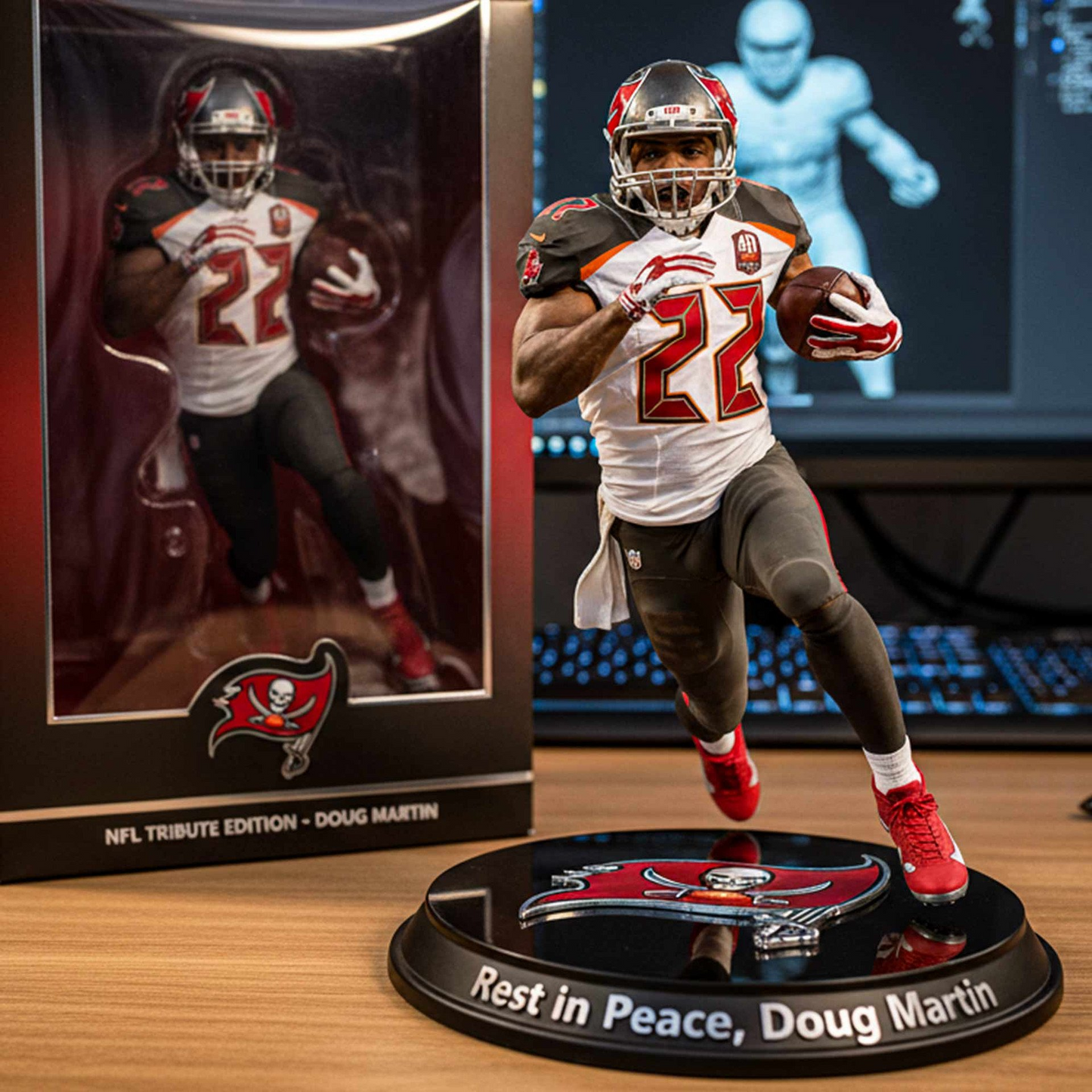 Premium NFL In Memory Of Doug Martin Acrylic Plaque  V2 NMD TTV