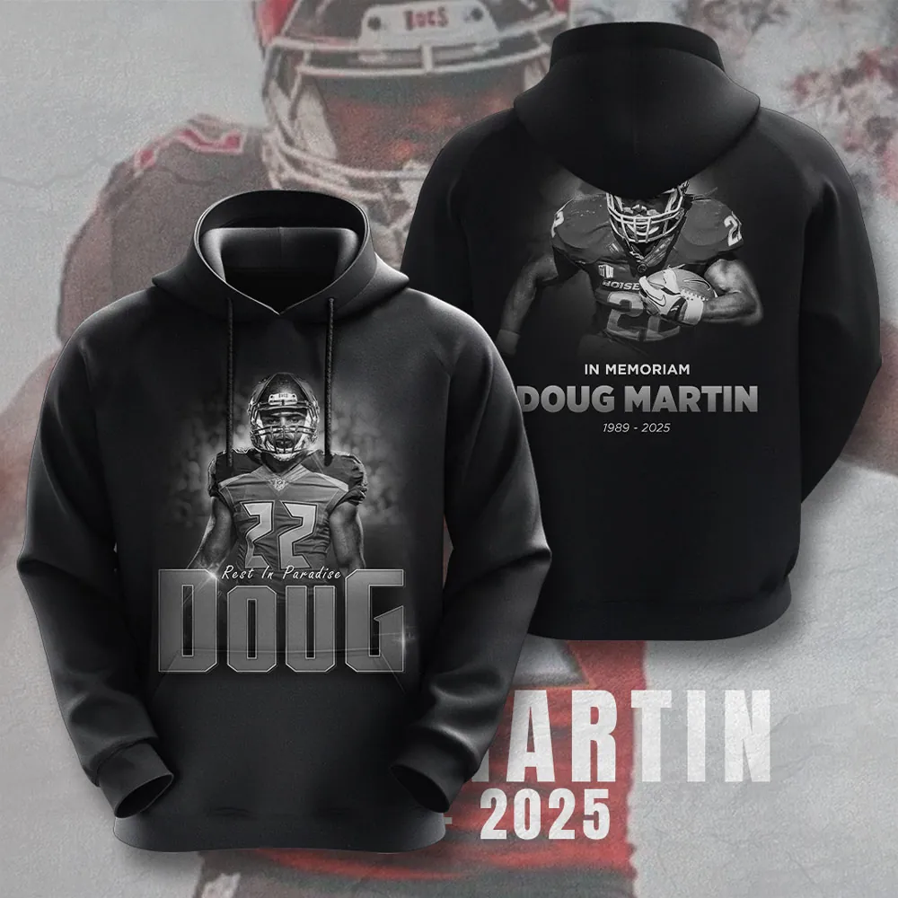 Premium NFL In Memory Of Doug Martin T-Shirt  V5 NMD TTV