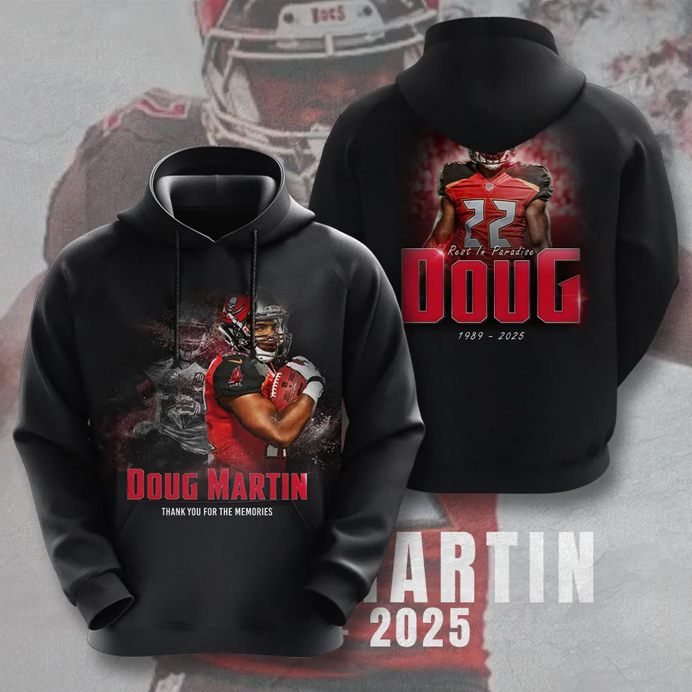 Premium NFL In Memory Of Doug Martin T-Shirt  V6 NMD TTV