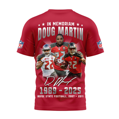 Premium NFL In Memory Of Doug Martin T-Shirt  V7 NMD TTV