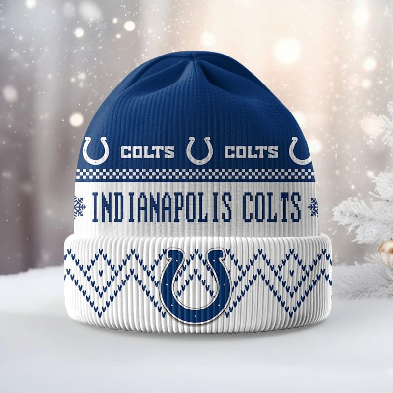 Premium NFL IND Beanie Hat V1 NMD TTV