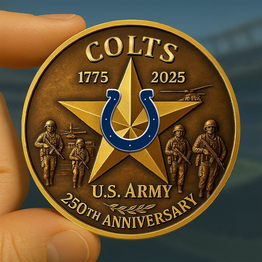 Premium NFL IND U.S Army Anniversary Coin V1 NMD NHM