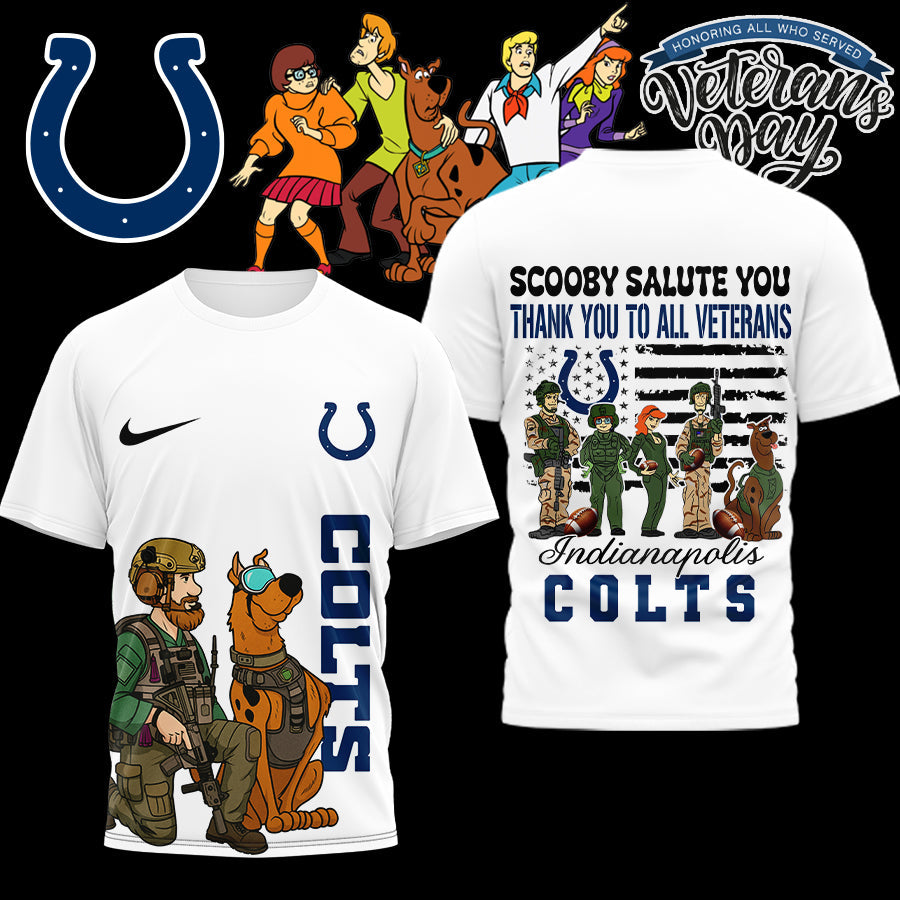 Premium NFL IND x SCO Salute Veterans T-shirt V15 NMD NHM