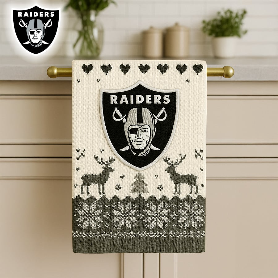 Premium NFL LV Christmas Kitchen Towel V1 NMD TTV