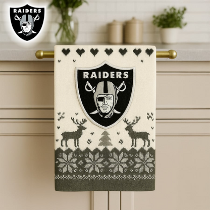 Premium NFL LV Christmas Kitchen Towel V1 NMD TTV