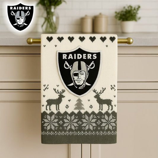 Premium NFL LV Christmas Kitchen Towel V1 NMD TTV