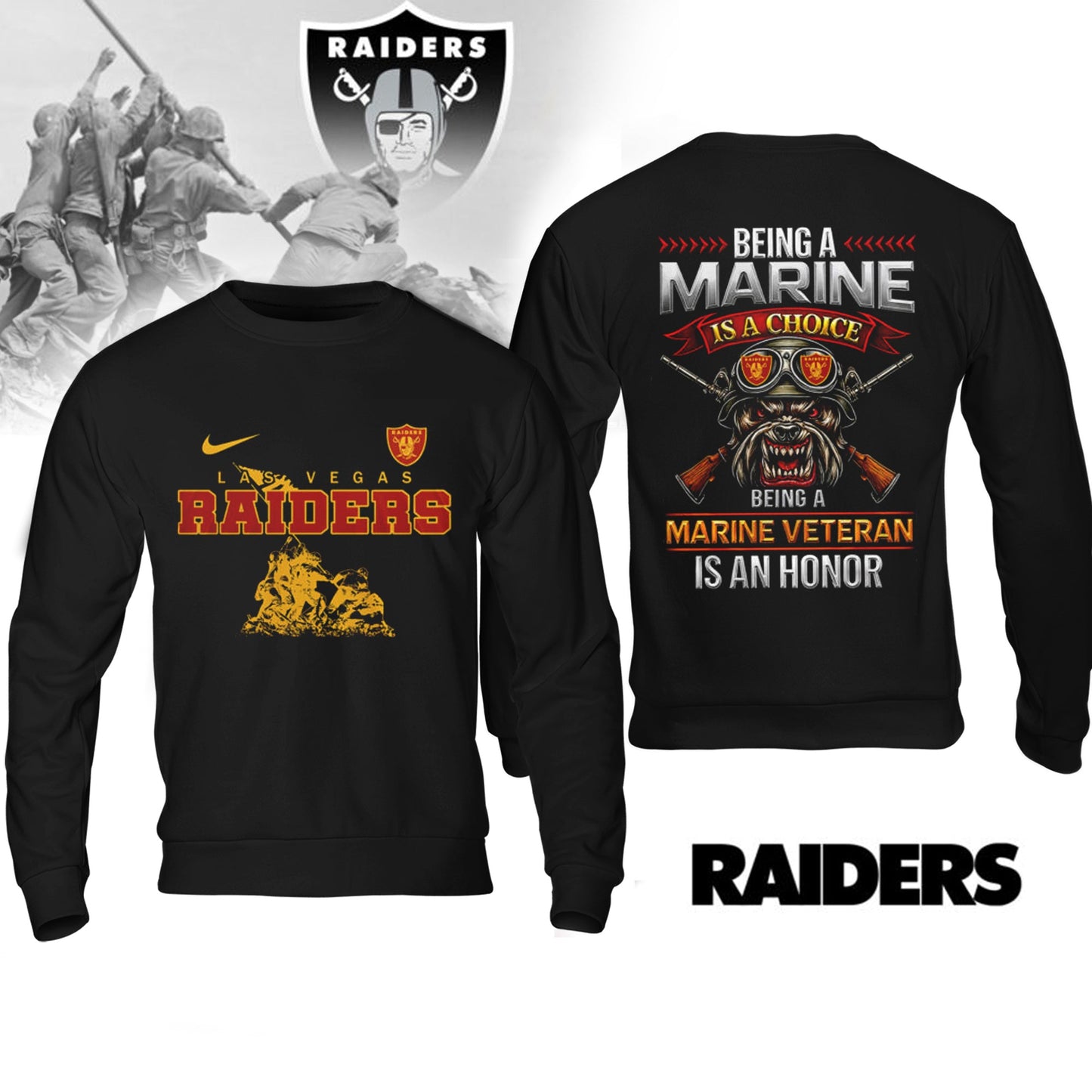 Premium NFL LV Marine Veteran Shirt V2 NMD NHM