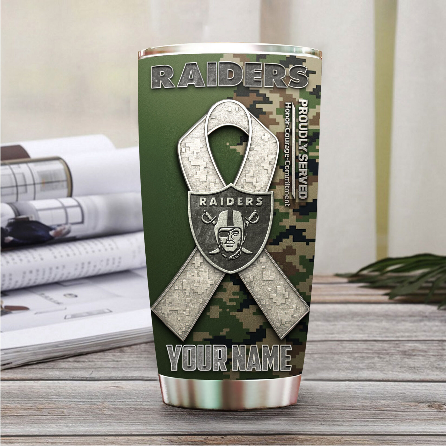 Premium NFL LV Proudly Served Tumbler V1 NMD TTV