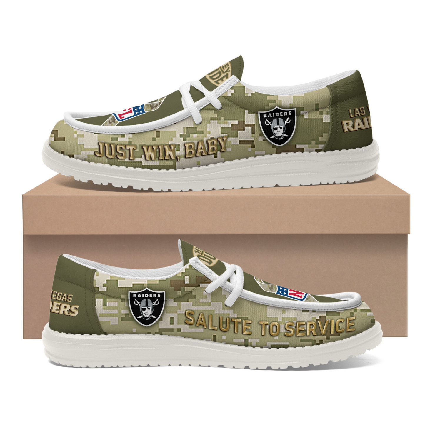 Premium NFL LV Salute to Service Loafer V2 NMD TTV
