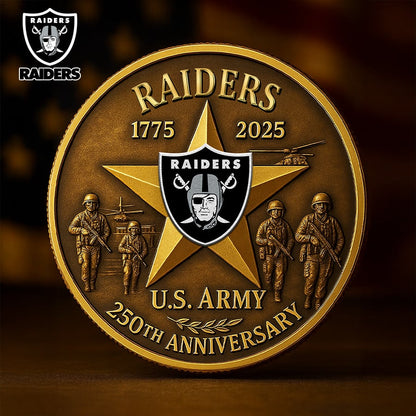 Premium NFL LV U.S Army Anniversary Coin V1 NMD NHM