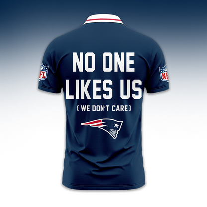 Premium NFL NE No One Likes Us Polo Shirt V1 NMD 291025 TTV