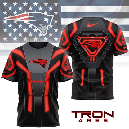 Premium NFL NE Sci-Fi Tron Ares T-shirt V1 NMD TTV