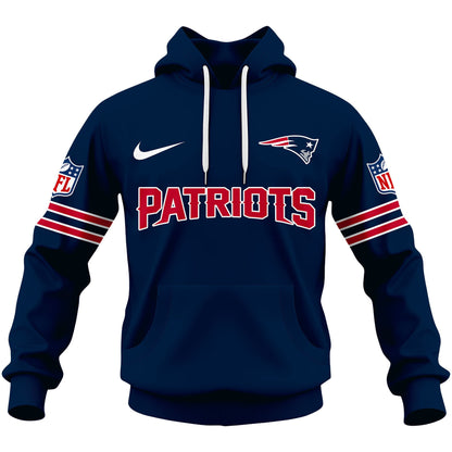 Premium NFL NE Signature Fan Gear Hoodie V1 NMD NHM