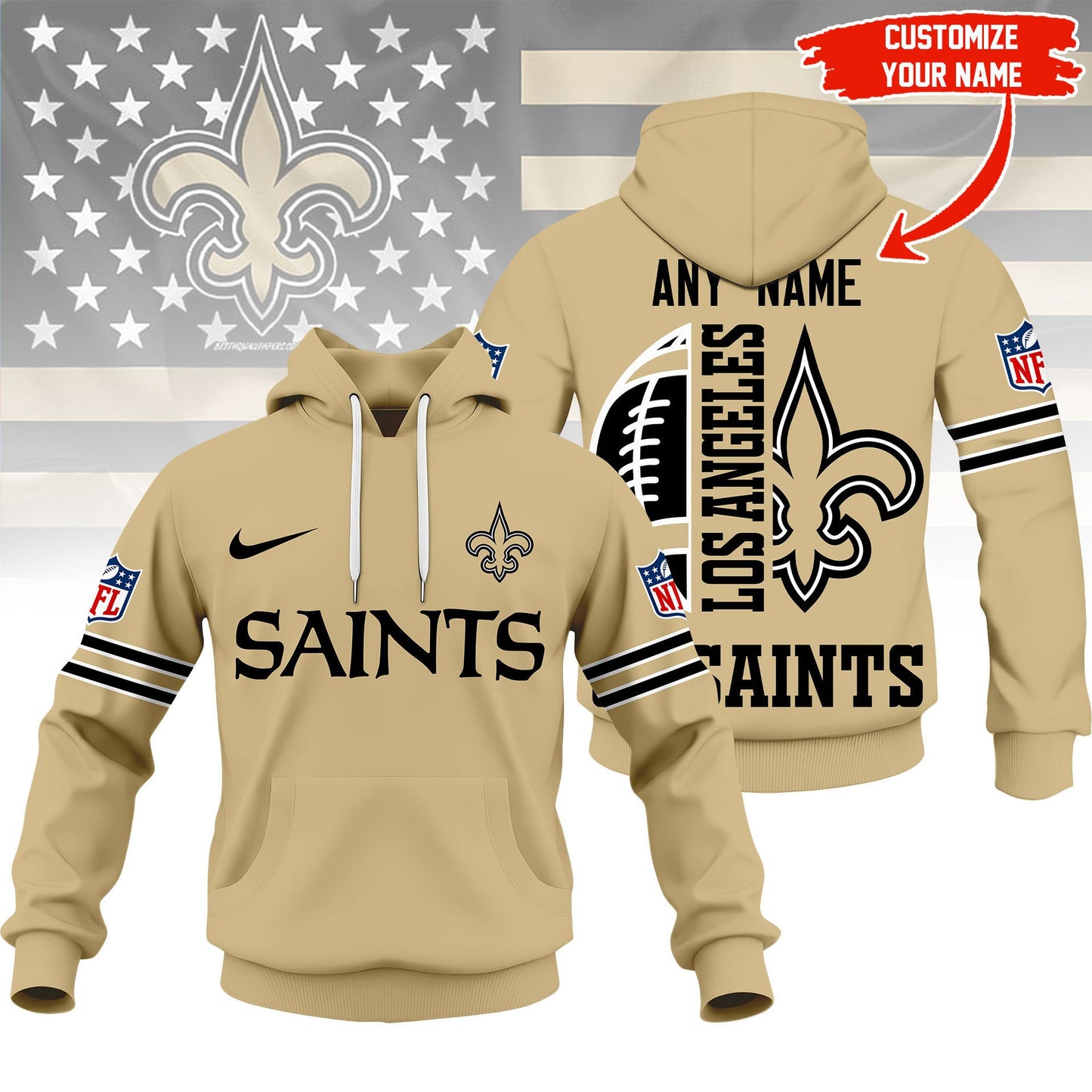 Premium NFL NO Signature Fan Gear Hoodie V1 NMD NHM