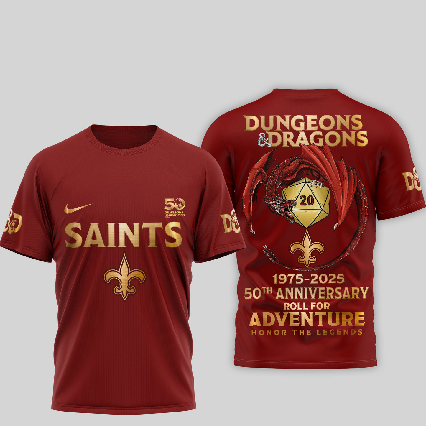 Premium NFL NOS x Dungeons And Dragons 50th Anniversary Shirt V15 NMD TTV
