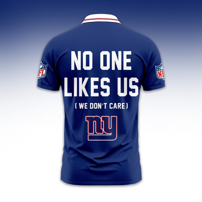 Premium NFL NYG No One Likes Us Polo Shirt V1 NMD 291025 TTV