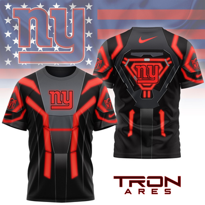 Premium NFL NYG Sci-Fi Tron Ares T-shirt V1 NMD TTV